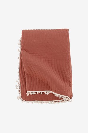 Venture Home - Päiväpeite Lisa - Punainen - Päiväpeitteet - 260X260 - - Homeroom