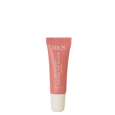 IDUN Minerals Oil-Infused Tinted Lip Elixir farget leppeolje Malva 8 ml