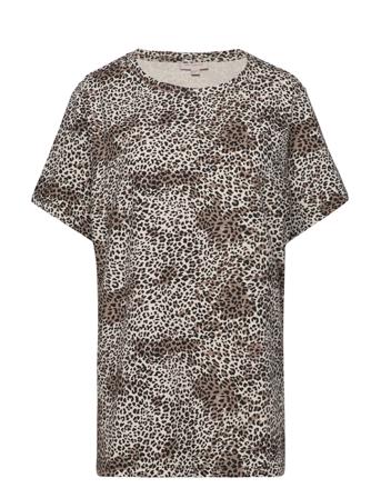 Carserina Life S/S O-Neck Top T-shirt Top Multi/mønstret ONLY Carmakoma