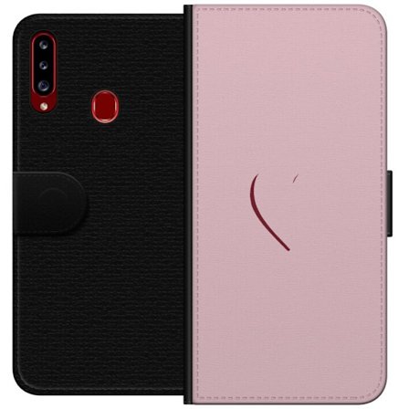 Kompatibelt Plånboksfodral till Samsung Samsung Galaxy A20s SoftPinkLove