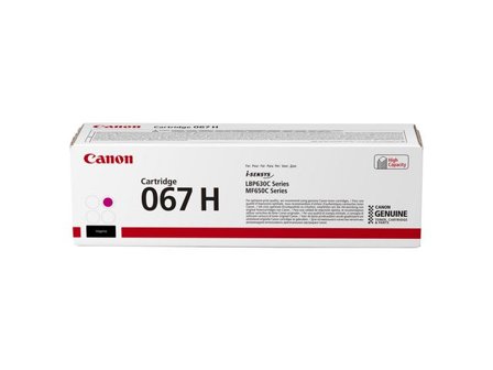 CANON Toner 067H 2,35K magenta - Lyreco - Toner och bläck - Tonerkassetter - Toner Canon