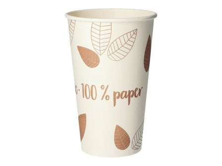 PAPSTAR Bägare Papper Zero 48cl 50/fp - Lyreco - Kök och servering - Engångsartiklar - Pappersbägare