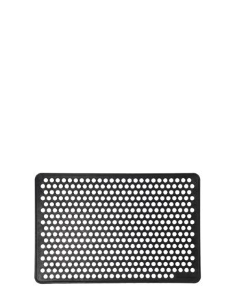 Doormat Rubber, 90X60 Cm Black Tica Copenhagen