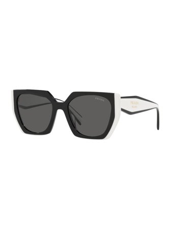 Prada Sunglasses made of acetate in black talc with lens made of plastic in dark grey