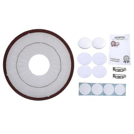 Stor rosettmaker Rund Yo-yo maker Syhåndverk Pynt Rosettmaker Diy Håndlaget Bånd Blomster Lagingsverktøy