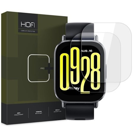 HOFI Xiaomi Redmi Watch Active 5 2-PACK Skärmskydd Pro+ Härdat Glas