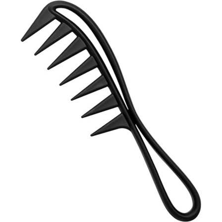 Hajkam, krøllet hårkam bredtandet kam, antistatisk hårstylingkam, hajtandet kamme, til forskellige hårtyper