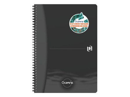 OXFORD Kollegieblock Oxford Oceanis A4 linj svart - Lyreco - Kontorsmaterial - Block och anteckningsböcker - Kollegieblock