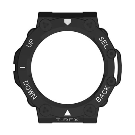 Amazfit T-Rex 2 dobbeltfarvet cover - Sort / Hvid