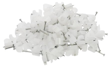 Nordic Quality Kabelklipps 5-7mm, Neutral, 100 st.