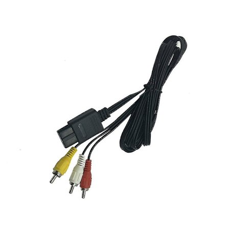 AV-kabel kompatibel med Super Nintendo Snes N64 Gamecube Tv Sfc Chinch