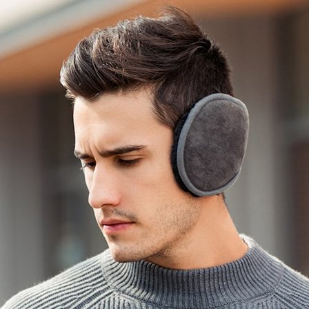 Ørevarmere for menn og kvinner, klassiske unisex ørevarmere for vinteren