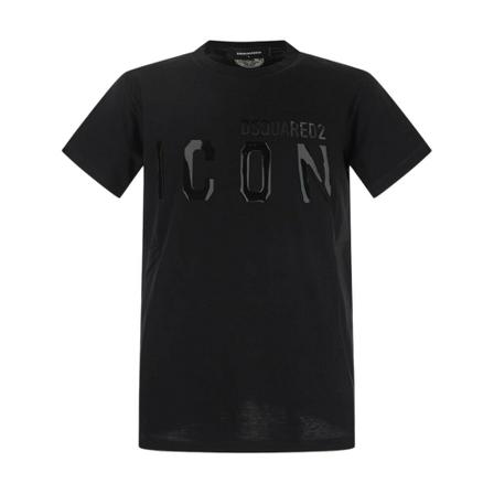 Dsquared2 Logo Printed T-Shirt Sort, Herre T-shirts