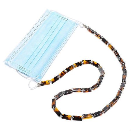 Chafor Leopardmønstrede solbriller for kvinner med akrylsnor