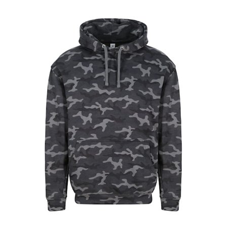AWDis Herr Camo Hoodie XL Svart Camo