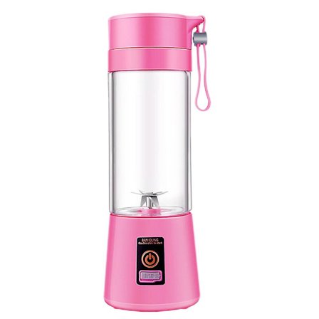 400ml Bærbar USB Elektrisk Frugtjuiceblender Smoothie Maker Shaker Flaske (Blå Sø)