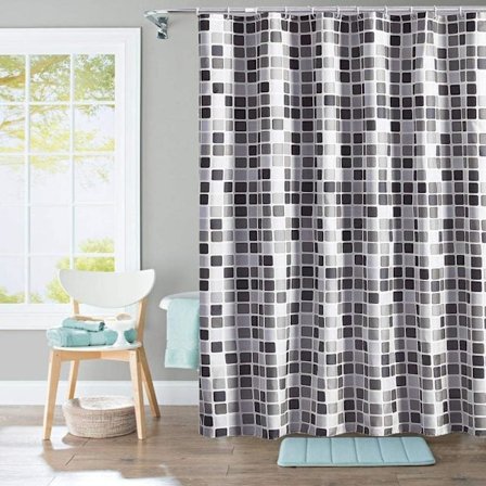 Duschdraperi Mosaik Vattentätt Polyesterduschdraperi (220 bred * 200 hög CM)