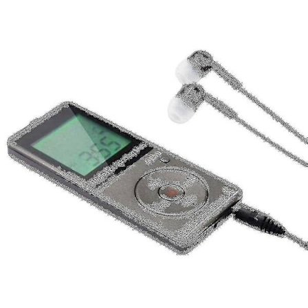 Am Fm -kannettava radio, henkilökohtainen radio kuulokkeilla, Walkman-radio ladattavalla akulla, digitaalinen