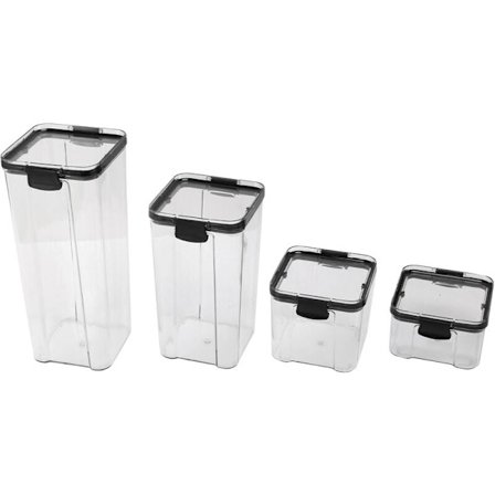 Köksförvaringslåda Ris Pasta Nudlar Havregryn Kaffebönor Kylskåpsförvaringslådor Förseglade Hållbara Spannmålsbehållare Färsk