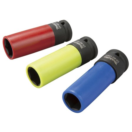 Makita slagpipesett kraftpipesett 1/2" - 17,19,21mm