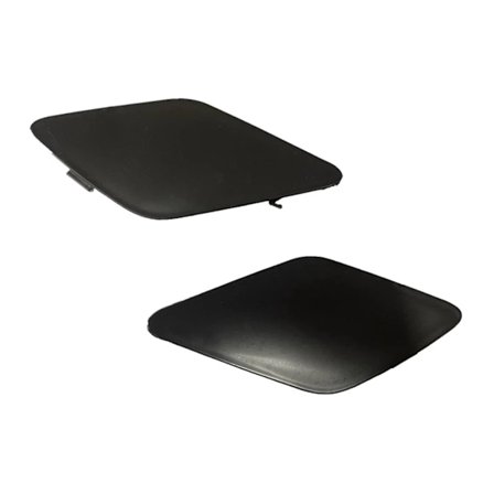 Bumper foran på bil, slepeøyedeksel, tilhengerdeksel, slepedeksel