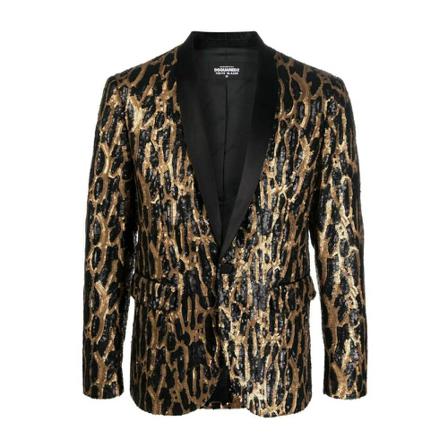 Dsquared2, Blazer Czarny, Mężczyzna, Rozmiar: M