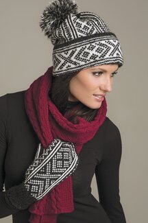 Beskrivning Mössa, vantar och halsduk - Viking of Norway