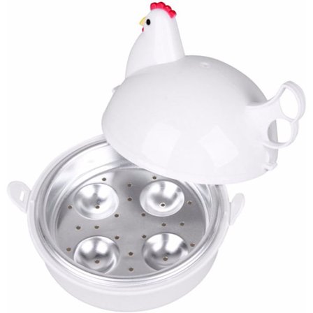 Eggkoker - 4 egg eggkoker dampkoker posjeringskoker koker for hardkokte egg