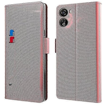 For ZTE nubia Neo 5G Mobiltelefondeksel Anti-fall PU Lærdeksel med Speil