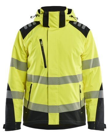 Blåkläder 440025133399L Softshelljacka varsel, gul/svart L, Kläder