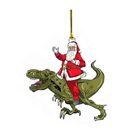 Jul Dinosaur Ornament Juletræ Dinosaur Pendant 10