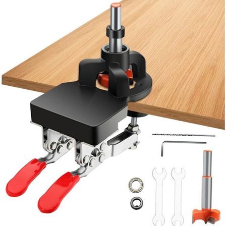 Boreguide for skap garderobe skjult hengsel jig 35mm