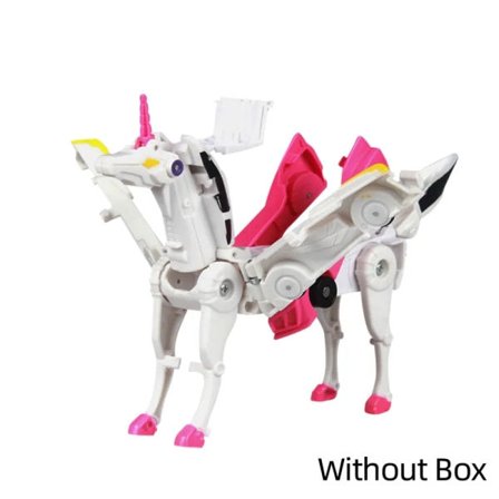 2 i 1 Optimus Prime Cool Magnetisk Robot Bil Transformations Actionfigurer Legetøj Deformeret Auto Figur Dekoration Model Dreng Børn Gaver Unicorn