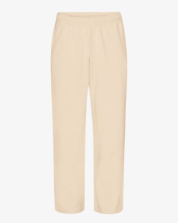 Organic Straight Leg Sweatpants - Ivory White - Male - M