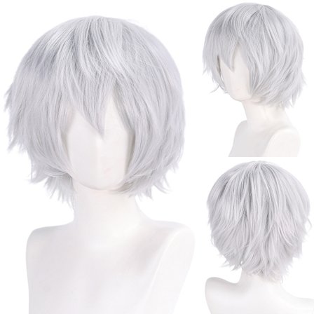 Paryk Anime Herre Cosplay Kort Paryk 30CM (KR311)