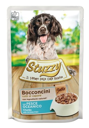 Stuzzy Bocconcini Jelly Con Pesce Oceanico Per Cani Adulti
