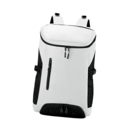 Badmintonveske for kvinner Tennisryggsekk for trening Utendørsaktiviteter Softball Lys grå - Farge: Hvit