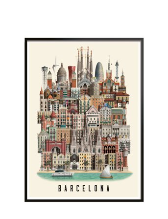 Martin Schwartz | Barcelona Standard Poster | 50X70CM