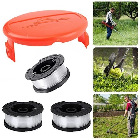 Til Black & Decker Reflex GL430S, GL430SC, GL530, GL540 spoler 3 spole dæksler 1 stk blå 3+1+1 sæt[mo]