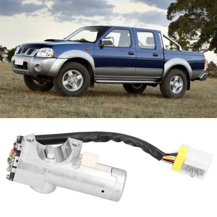 Biltenningsnøkkelbryter Dørstøvhette Låssett ABS Metall for Nissan Navara D22 03/1997 til 05/2006