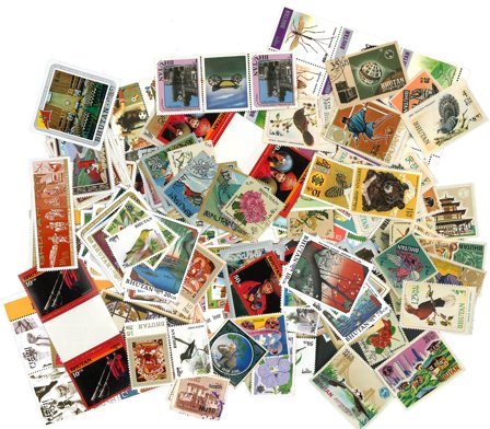 Bhutan - 300 forskellige frimærker