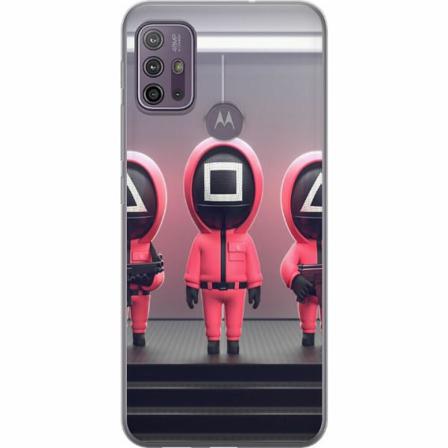 Motorola Moto G10 Genomskinligt Skal Squid Game