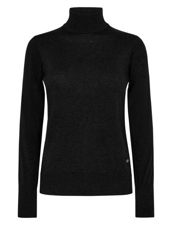 MOS MOSH Mmrelena Highneck Knit Svart