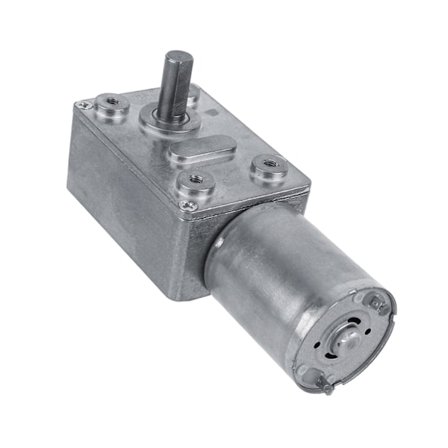 Vendbar DC 12V Reduktionsmotor med højt drejningsmoment og snekkedrev (40 RPM)