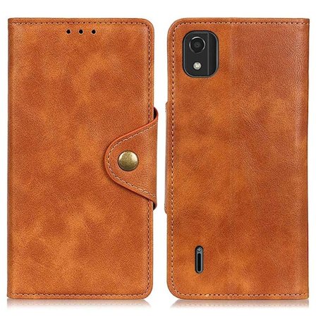 Alpha läder Nokia C2 2nd Edition fodral - Brun