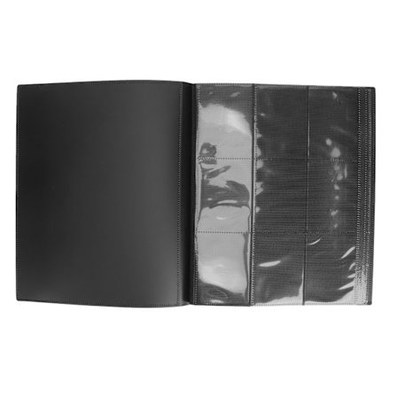 9-lommers kortbinder med 20 dobbeltsidede sider, samlekort album mappe, 360 sidelommer