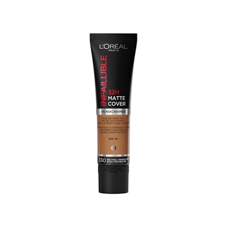 Foundation - L'Oreal - Infaillible Mat 330 - Høj dækkeevne - Mat finish - SPF 25