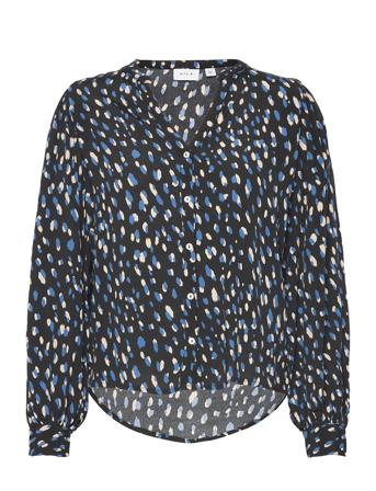 Viviska V-Neck L/S Shirt/Su Patterned Vila