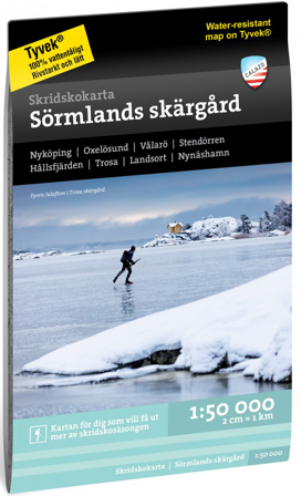 Calazo Skridskokarta Sörmlands 1:50 000