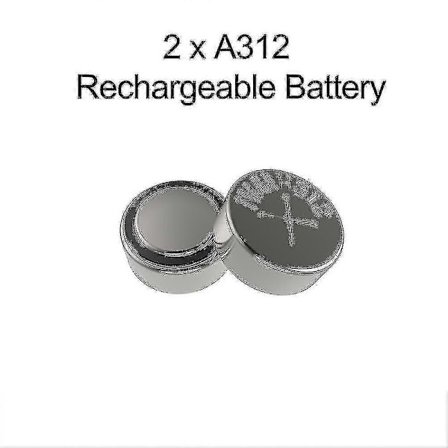 A312 Ladattava Akku, Kuulolaitteen Paristojen 312 Laturi Kit 312 312a A312 Pr4 Ladattava Akku Kuulolaitteeseen (2kpl 312)